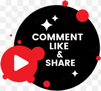 youtube comment png - like and share png youtube