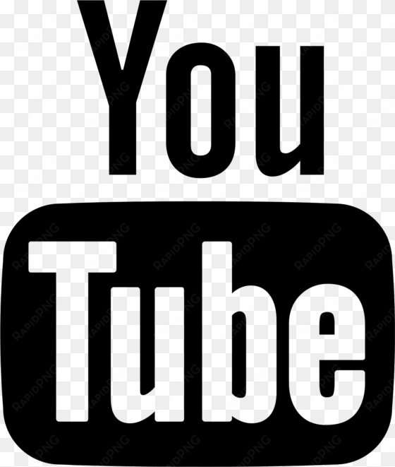 youtube logo white png clipart free download - youtube icon png white