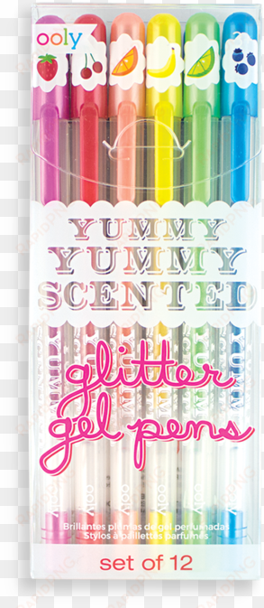 yummy yummy scented glitter gel pens - ooly gel pens