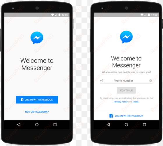 Zdnet Messenger Sign Up Android - Facebook Messenger Login Screen transparent png image