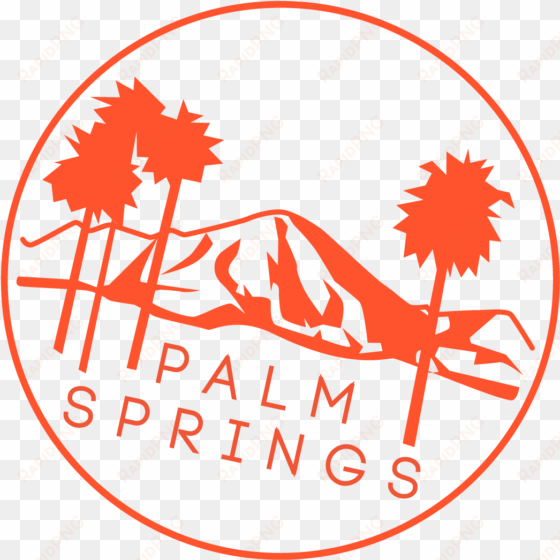 zeel passport stamp - palm springs logo png