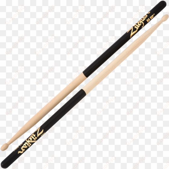 zildjian 5a wood black dip drumsticks