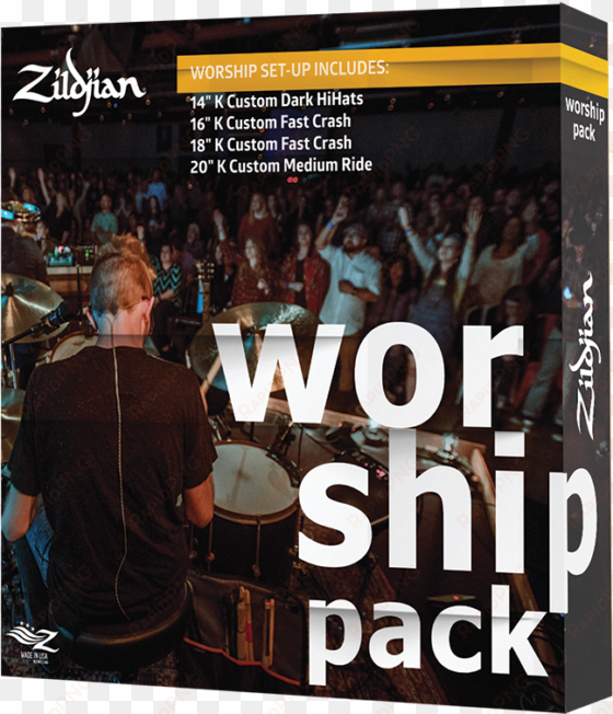 zildjian worship music cymbal pack - zildjian k custom worship pack