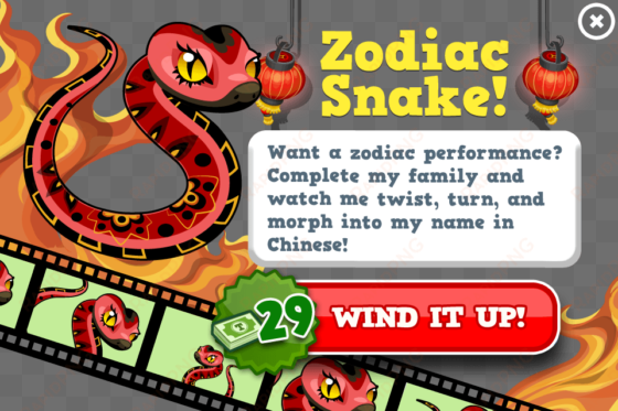 zodiac snake animators modal - zodiac