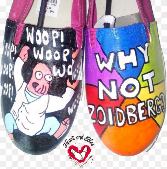 zoidberg futurama hand painted shoes - not zoidberg painted shoes