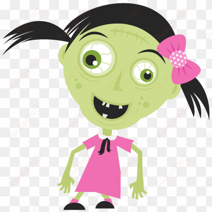 zombie clipart - zombie girl clip art