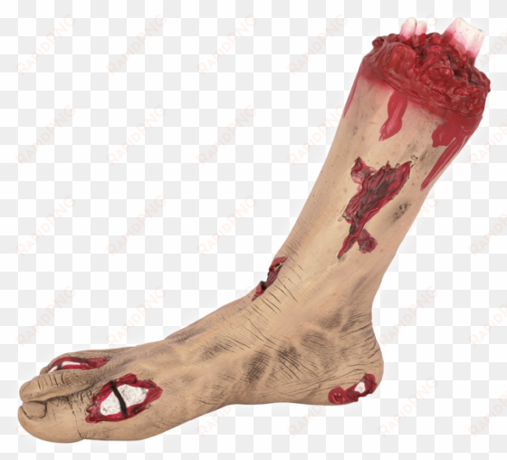 zombie foot - halloween zombie horror party amputated foot prop decoration