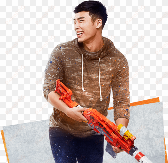 zombie landing page hero - nerf