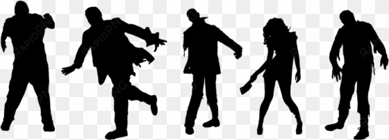 zombie silhouette png - zombie silhouette transparent background