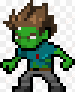 zombie - zombie pixel art png