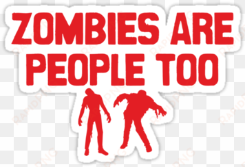 zombies are people too stickers by teesbox - zazzle zombies are people too trucker hat