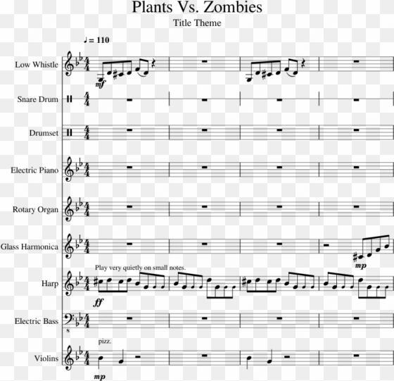 zombies sheet music 1 of 14 pages - music