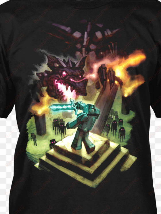 zoom - minecraft shirt ender dragon