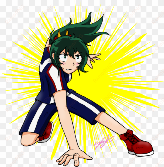 zoom - my hero academia deku genderbend