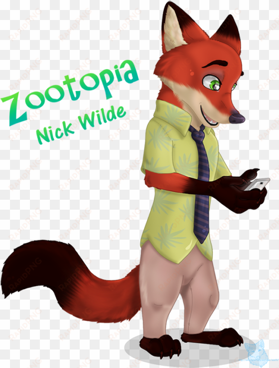 zootopia nick wilde png image library stock - deviantart nick wilde png