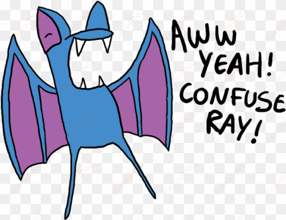 zubat used supersonic - zubat used confuse ray